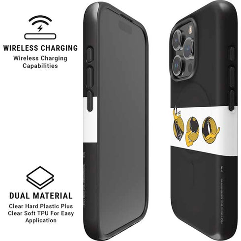 Looney Tunes Daffy Duck Three Circles iPhone 16 Pro Magsafe Impact Case